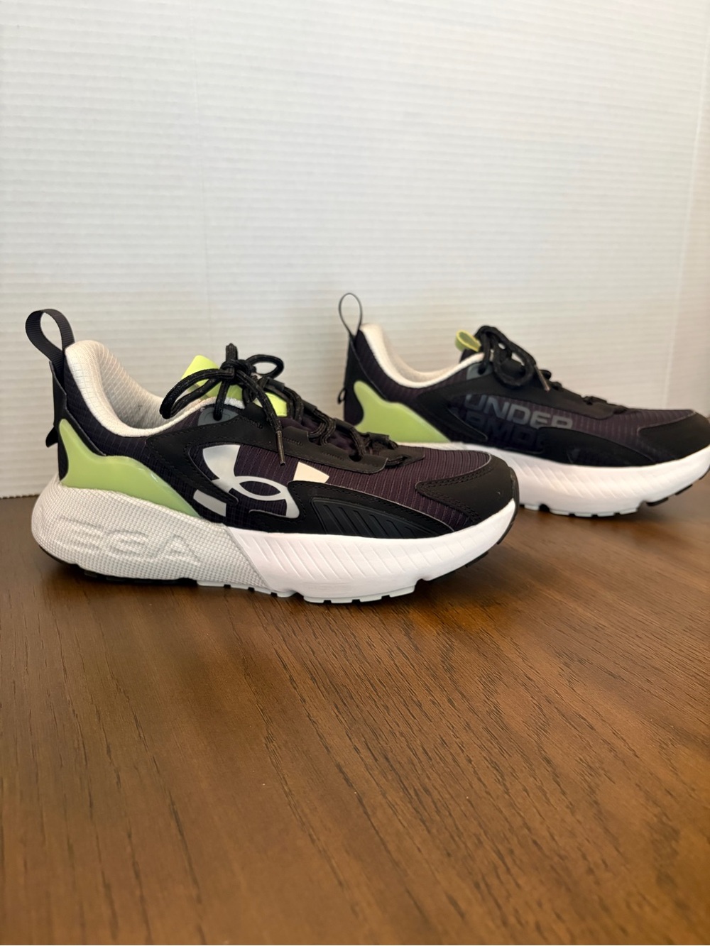 Under Armour UA HOVR™ Mega 2 MVMNT Black and Lime Women's Running Shoes